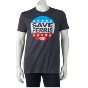 Ferris Bueller's Day Off Unisex Graphic Tee Size medium